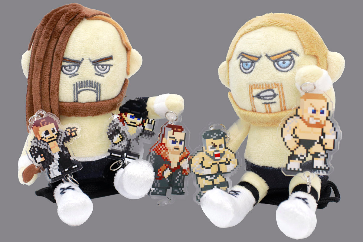ガンガンJOKER　抽選　つれさり! アクリルキーホルダー Aセット dotswrestler」つながるアクリルキーホルダー（G1 CLIMAX 35）/B