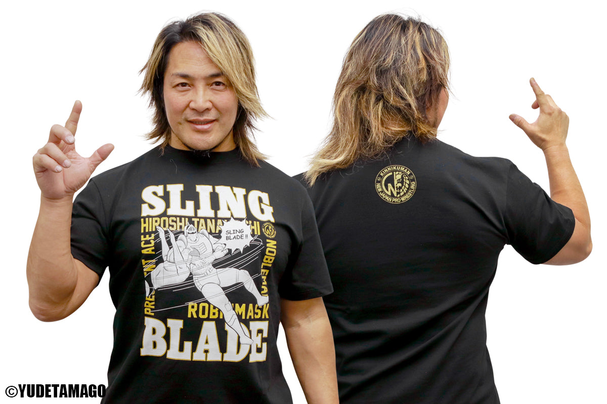 キン肉マンコラボ 棚橋弘至×ロビンマスク「SLING BLADE」Tシャツ