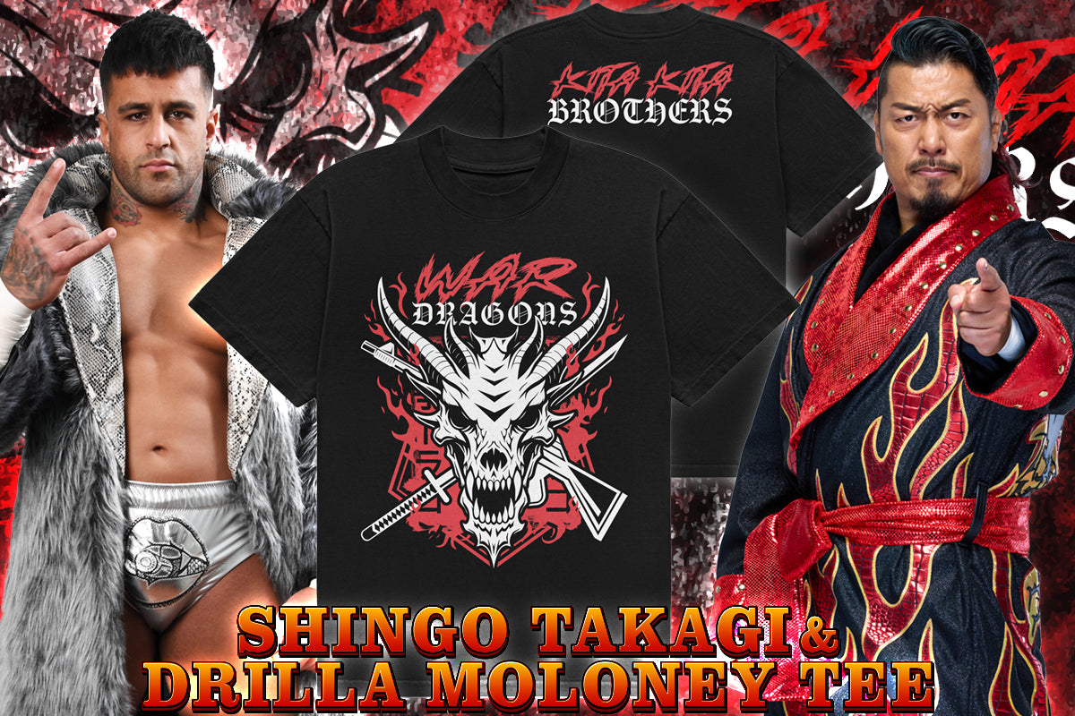 鷹木信悟＆ドリラ・モロニー Tシャツ