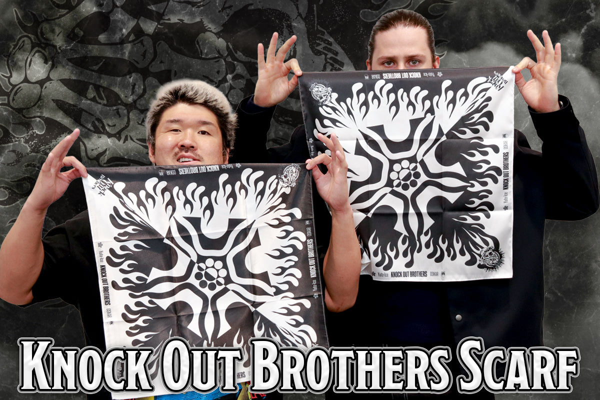 アイケーイー　ミュージシャン　　　　　IKEプロデュース　スカーフ Knock Out Brothers「K.O.B SYMBOL MARK」スカーフ