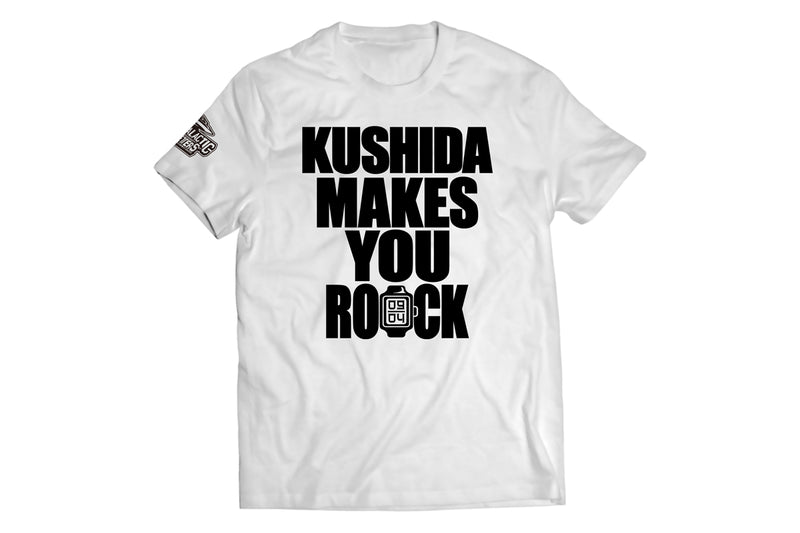 KUSHIDA「MAKES YOU ROCK」Tシャツ