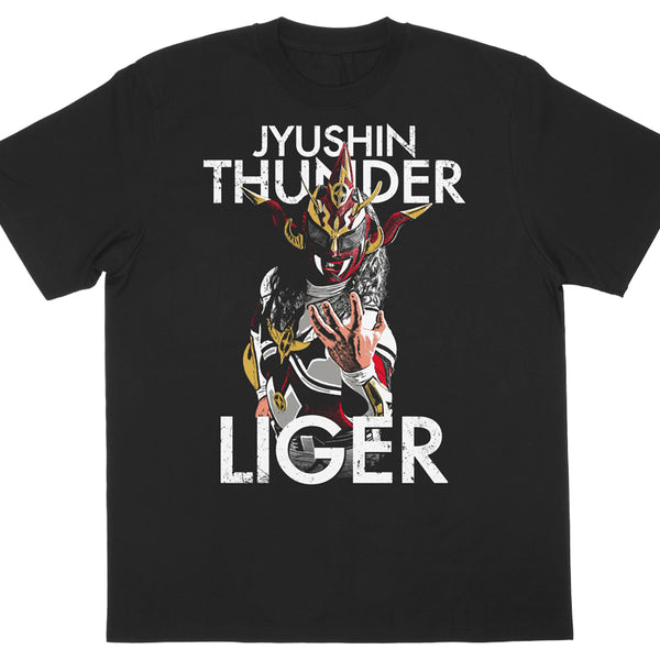 獣神サンダー・ライガー「WORLD LEGEND」Tシャツ（2024・ファイト）