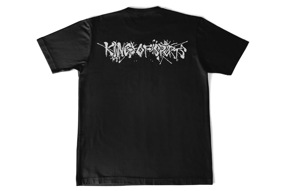 ライオンマーク ドライTシャツ（2025・ブラック×ホワイト）
