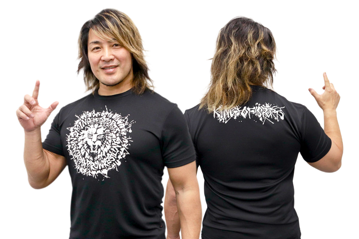 新日本プロレス ライオンマーク Tシャツ（ブラック×カモフラ柄） Nle60LEPuoAa.jpg