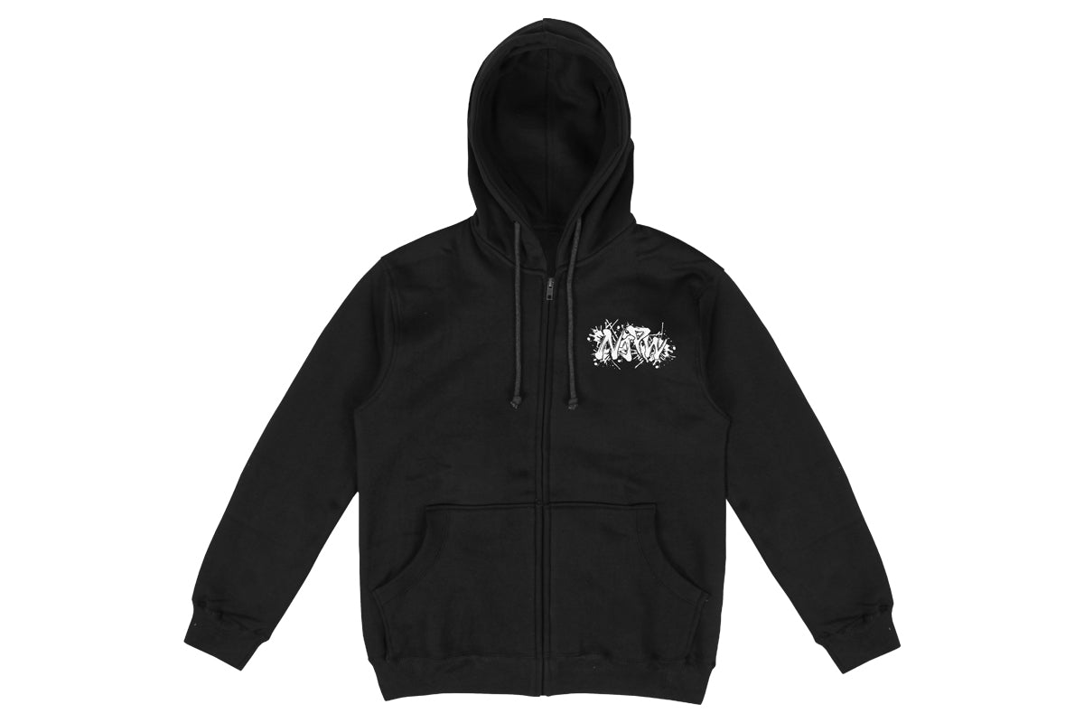 ライオンマーク ジップアップパーカー（2025・ブラック×ホワイト）