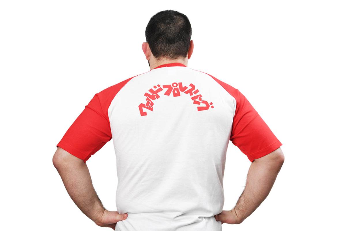 ライオンマーク クラシックロゴ ラグランTシャツ（レッド）