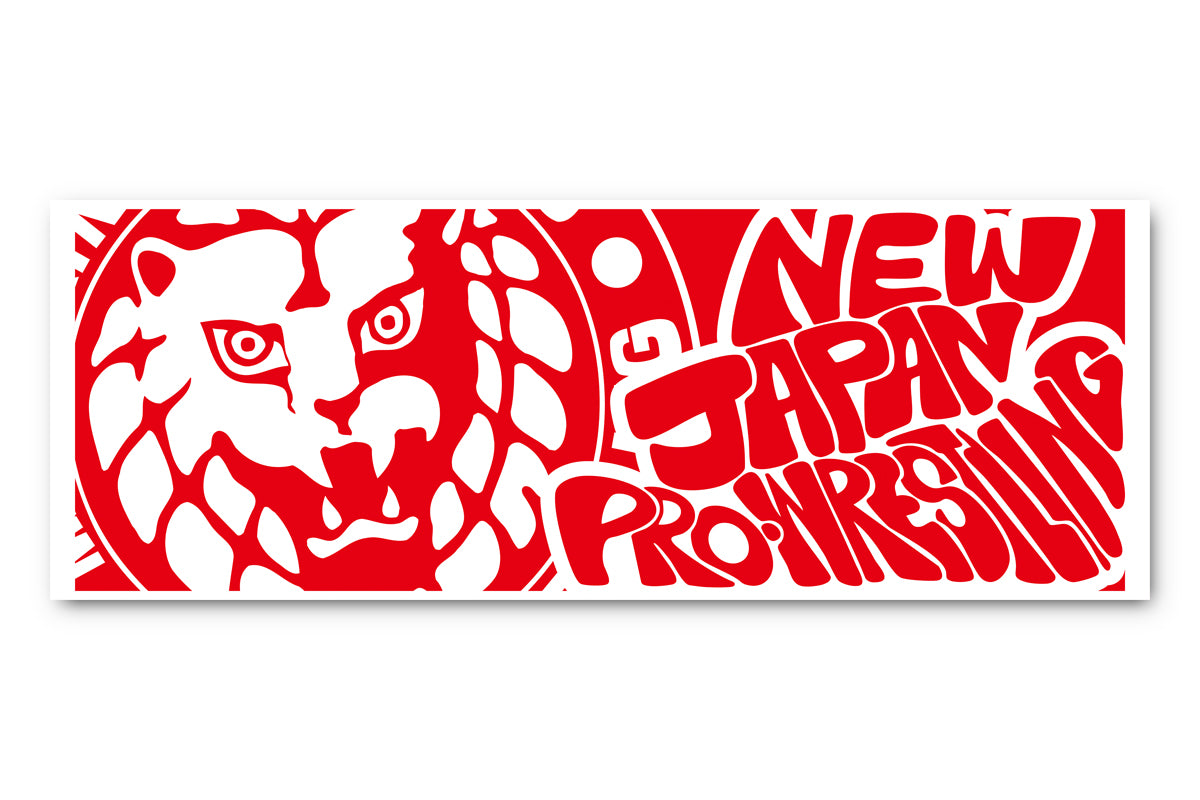 ライオンマーク スポーツタオル（2025・レッド×ホワイト）