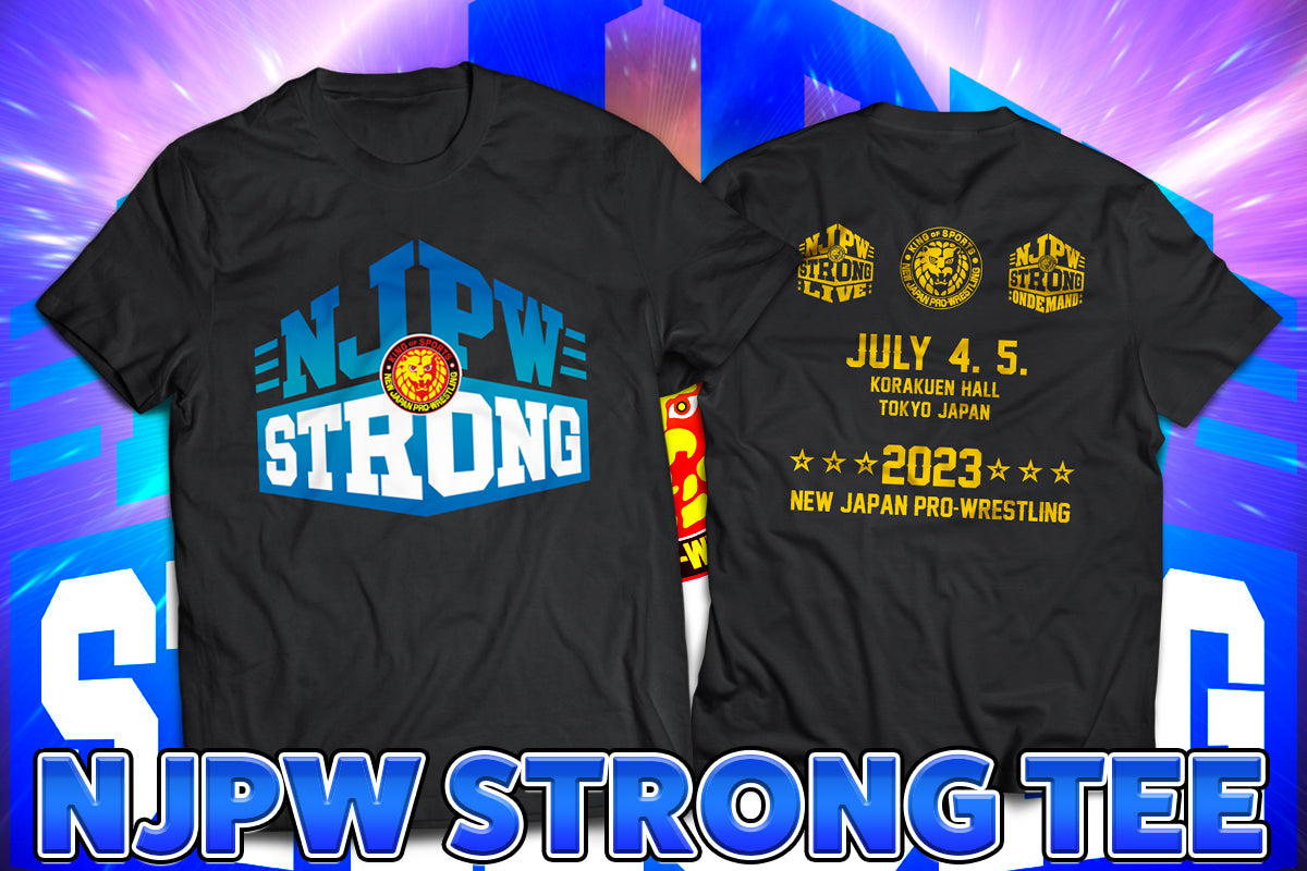 NJPW STRONG Tシャツ