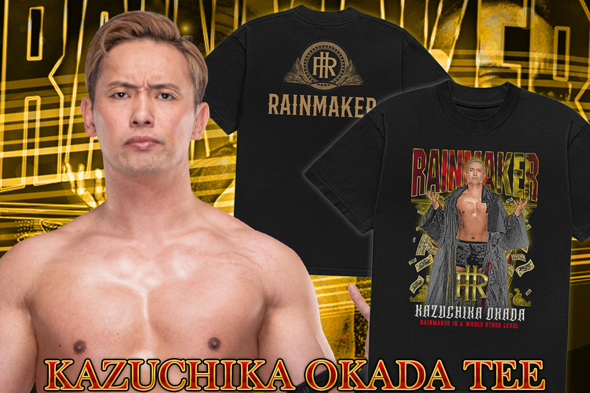 オカダ・カズチカ「RAINMAKER」Tシャツ(2026)