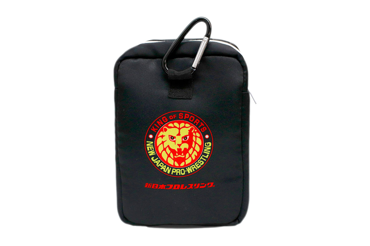 新日本プロレス カラビナ付きクリアポーチ
