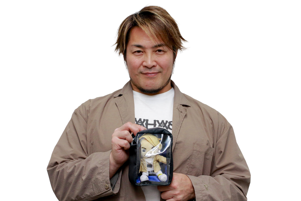 新日本プロレス カラビナ付きクリアポーチ