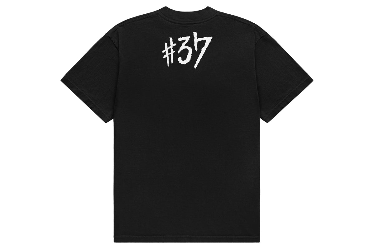 SANADA「SANADA IS BACK」Tシャツ（ブラック×ホワイト）