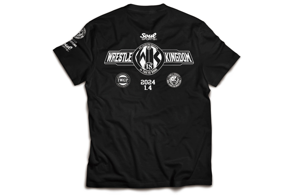 WRESTLE KINGDOM 18 大会記念 SOUL SPORTS Tシャツ