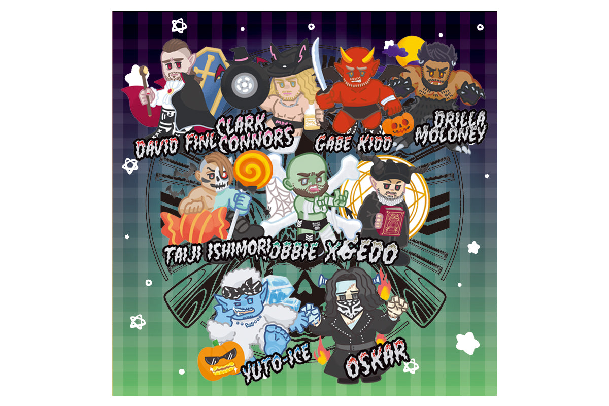 BULLET CLUB WAR DOGS ハロウィーン フレークシールセット