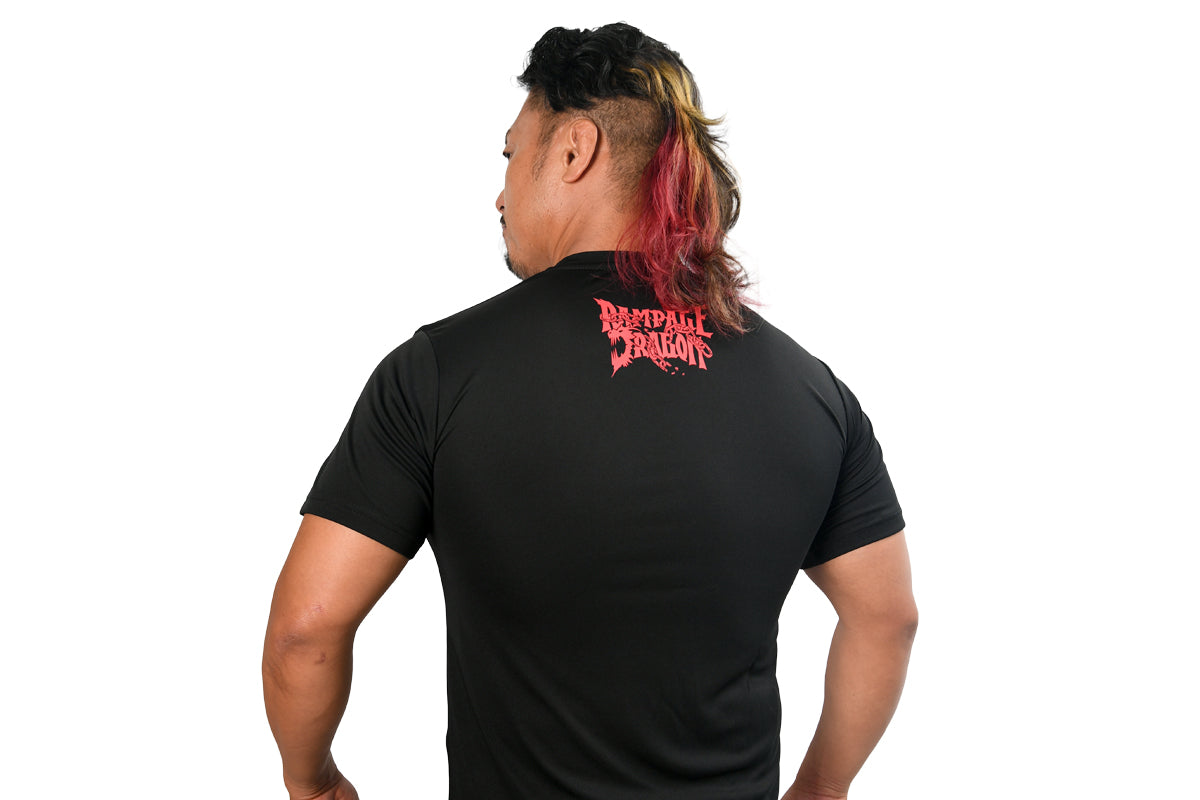 鷹木信悟「KITAKITAKITAAAA!!!」ドライTシャツ（ブラック）