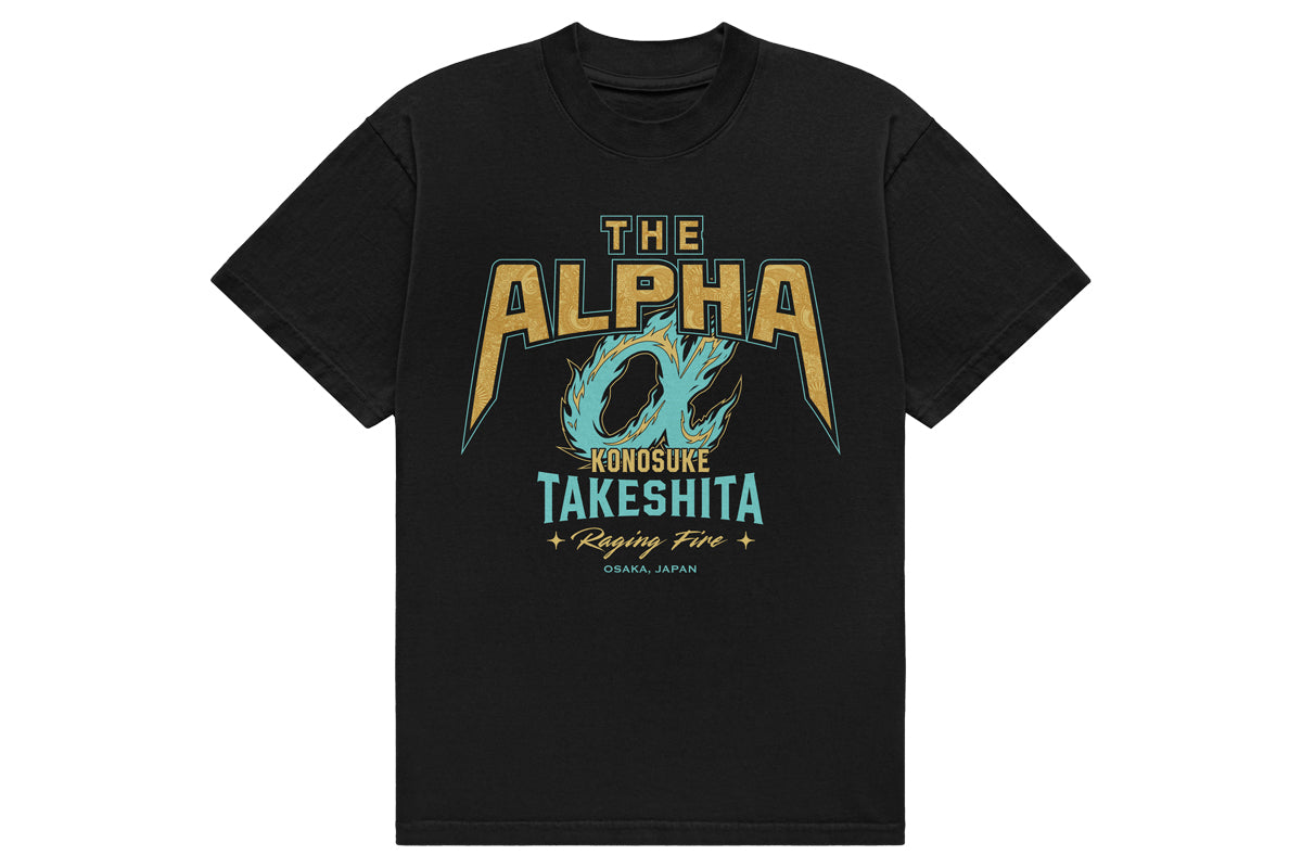 KONOSUKE TAKESHITA "レイジングファイヤー"Tシャツ