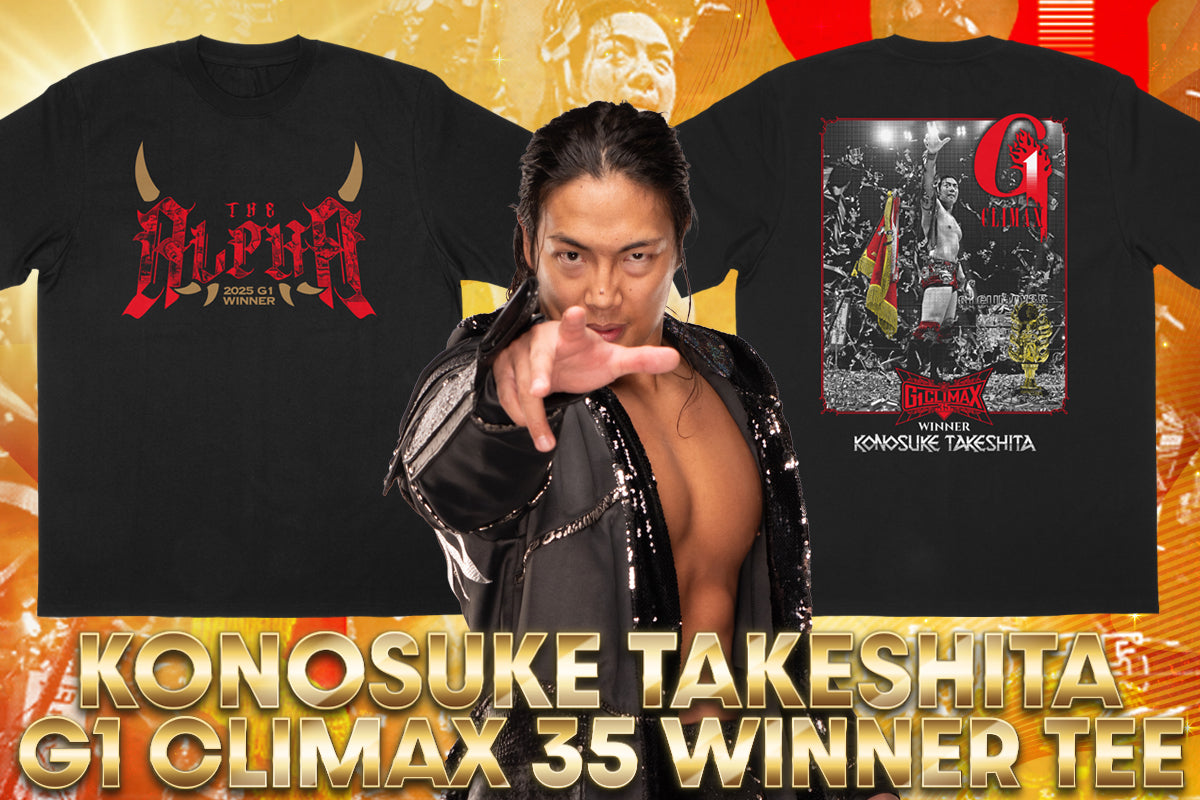 【9/24以降お届け】KONOSUKE TAKESHITA G1 CLIMAX 35 優勝記念Tシャツ