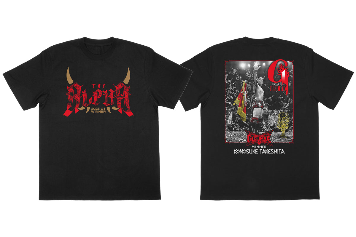 【9/24以降お届け】KONOSUKE TAKESHITA G1 CLIMAX 35 優勝記念Tシャツ