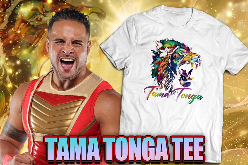 タマ・トンガ「LION」Tシャツ（ホワイト）