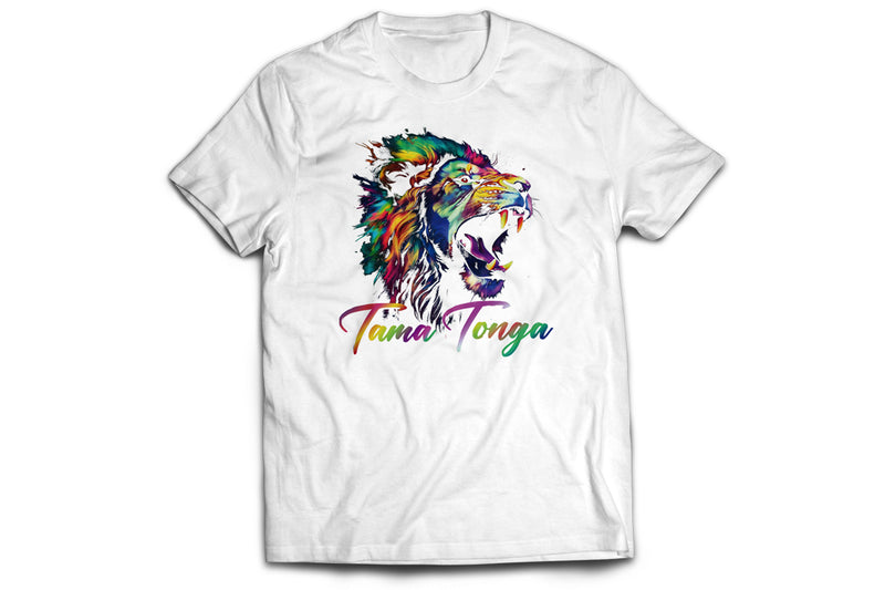タマ・トンガ「LION」Tシャツ（ホワイト）