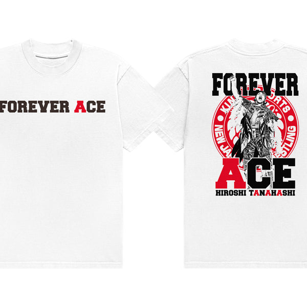 棚橋弘至「FOREVER ACE」Tシャツ（ホワイト）