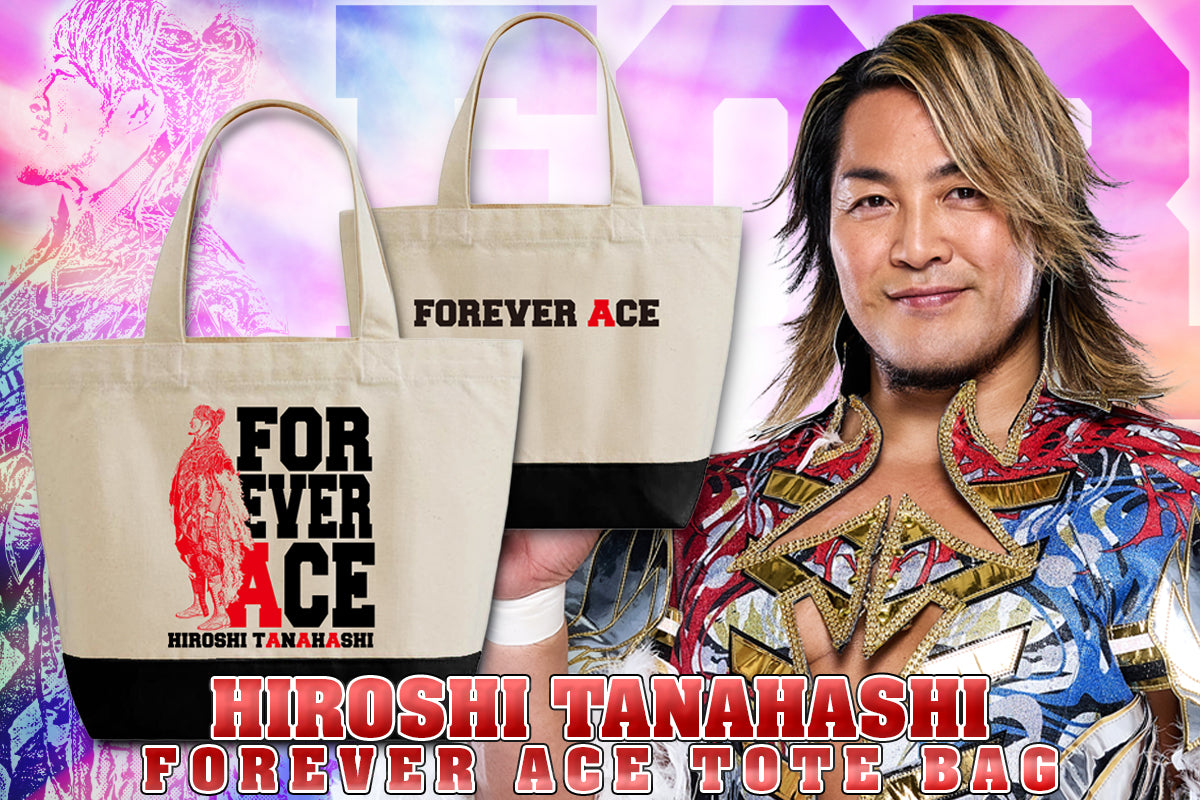 水曜日から夜更かし トートバッグ 棚橋弘至「FOREVER ACE」ラージトートバッグ