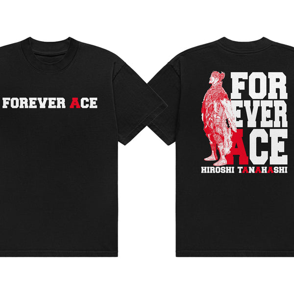 希少！激レア　アベフトシ非売品Tシャツ＋雑誌（新品同様） 棚橋弘至「FOREVER ACE」Tシャツ（ブラック）