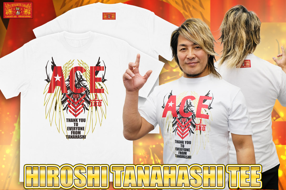 棚橋弘至×ガッツ・ダイナマイト・キャバレーズ コラボTシャツ（2025）