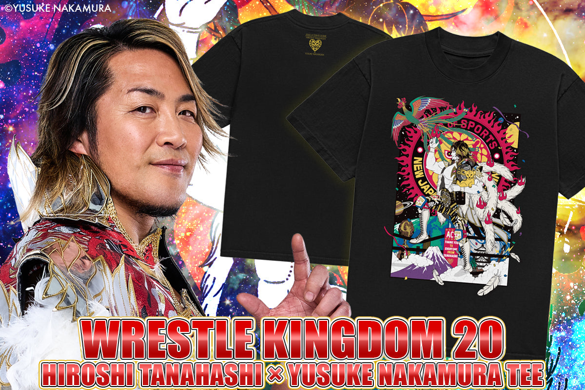 WK20 棚橋弘至×中村佑介 Tシャツ（ブラック）