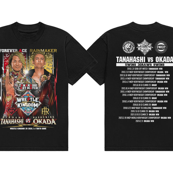ガ様のページ 1/28以降お届け】WK20 棚橋弘至 vs オカダ・カズチカ 対戦記念Tシャツ