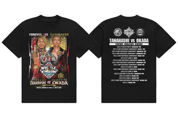 WK20 棚橋弘至 vs オカダ・カズチカ 対戦記念Tシャツ