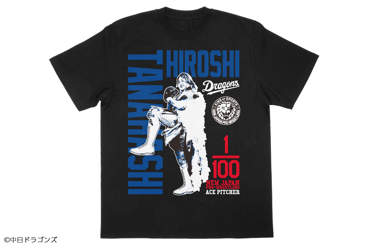 棚橋弘至×中日ドラゴンズ コラボTシャツ（ACE TANAHASHI）