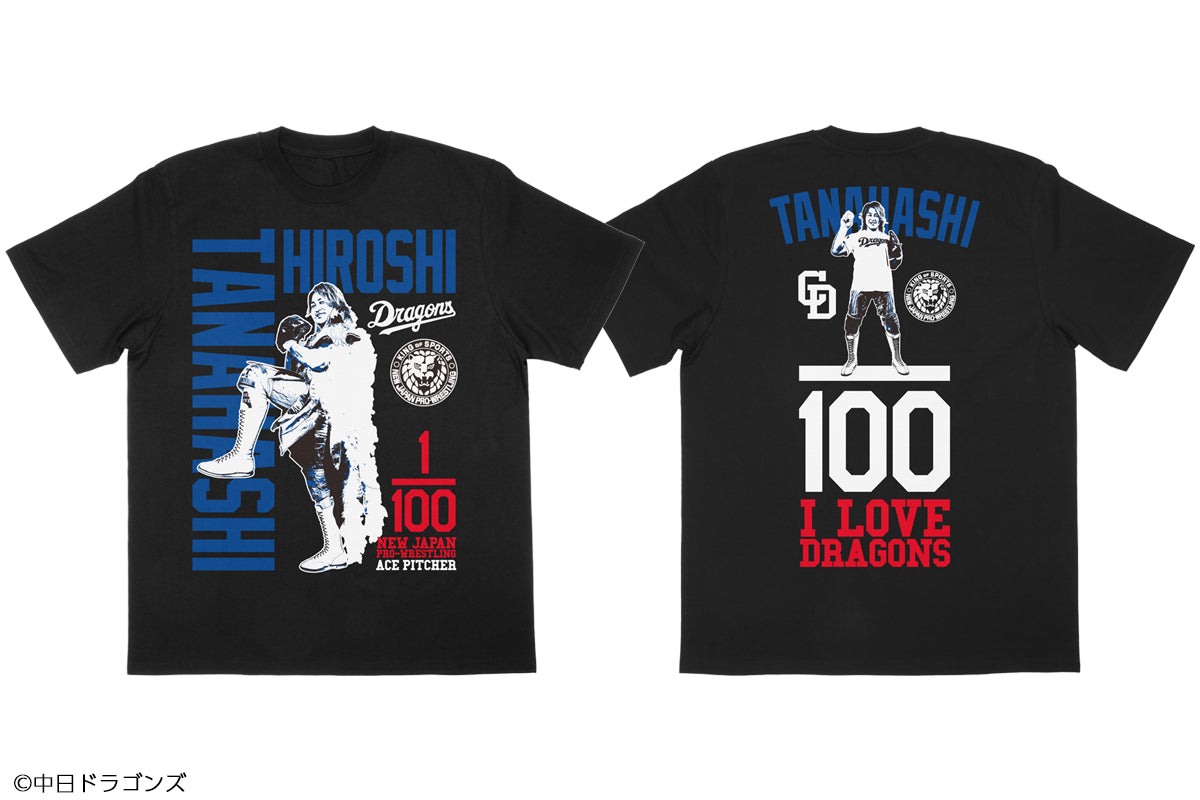 棚橋弘至×中日ドラゴンズ コラボTシャツ（ACE TANAHASHI）