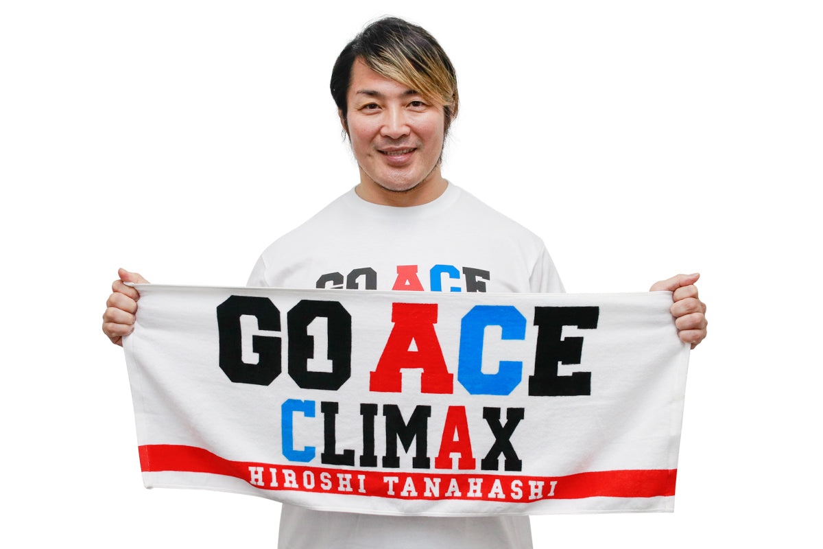 棚橋弘至　ビゲストタオル　新日本プロレス 棚橋弘至「GO ACE CLIMAX」フェイスタオル