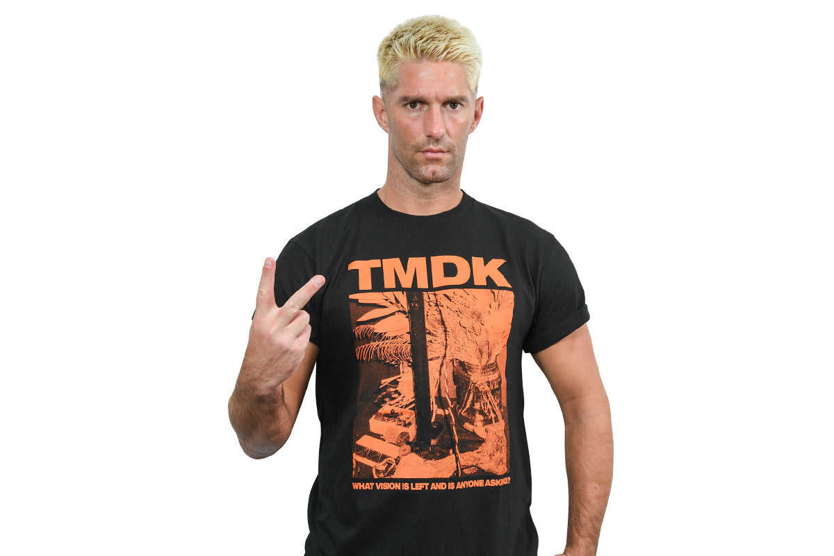 TMDK「VISION」Tシャツ（ブラック×オレンジ）