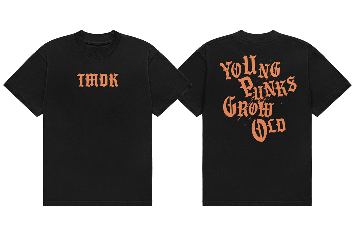 TMDK「YOUNG PUNKS GROW OLD」Tシャツ（2025）