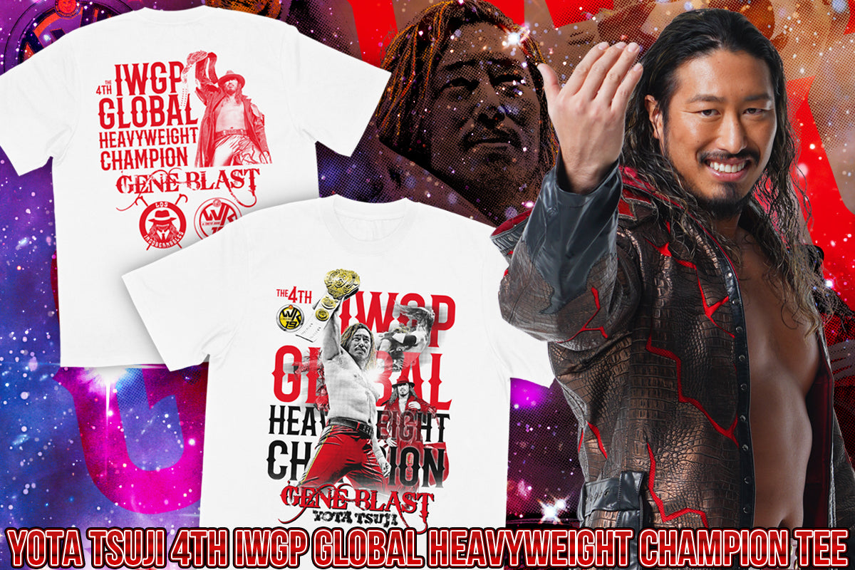 辻陽太 第4代 IWGP GLOBALヘビー級王座 戴冠記念Tシャツ