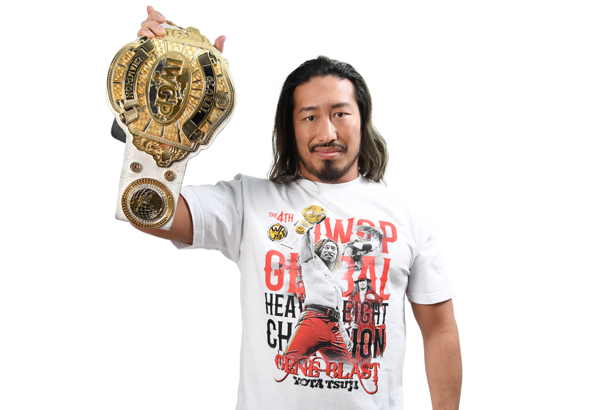 辻陽太 第4代 IWGP GLOBALヘビー級王座 戴冠記念Tシャツ