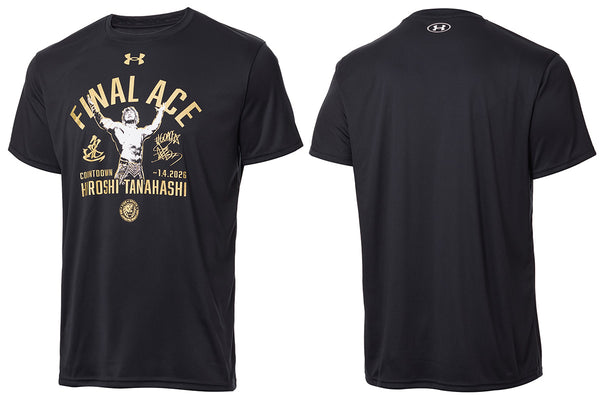 UA 棚橋弘至 FINAL ACE GRAPHIC Tシャツ（ブラック）