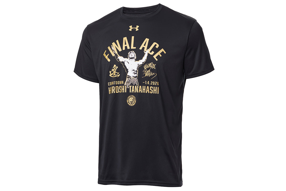 UA 棚橋弘至 FINAL ACE GRAPHIC Tシャツ（ブラック）