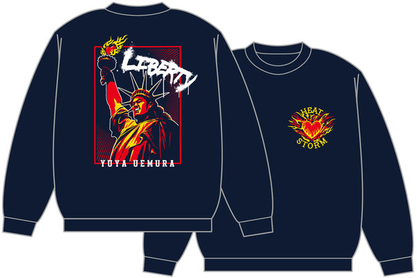 トレーナー/スウェット YuumiARIA LAYERED SWEAT 上村優也「LIBERTY」スウェットトレーナー