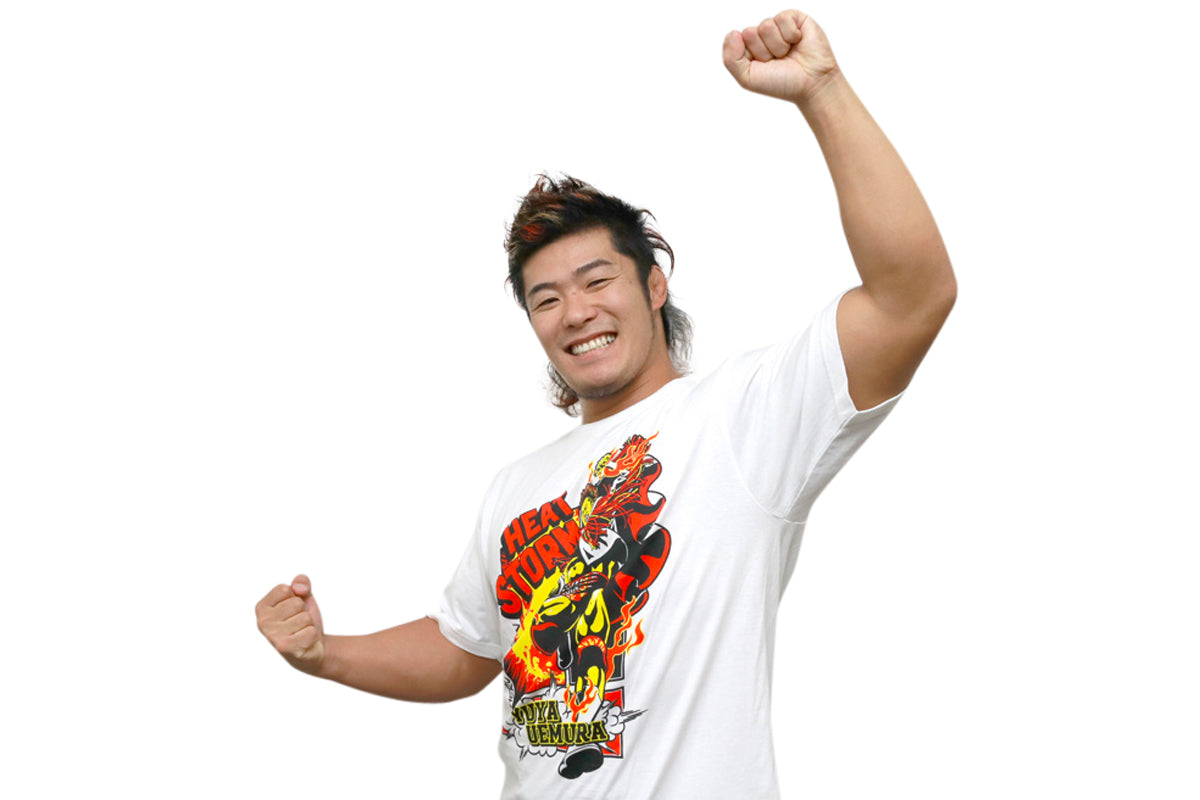 上村優也「HEAT STORM」イラストTシャツ（2025）