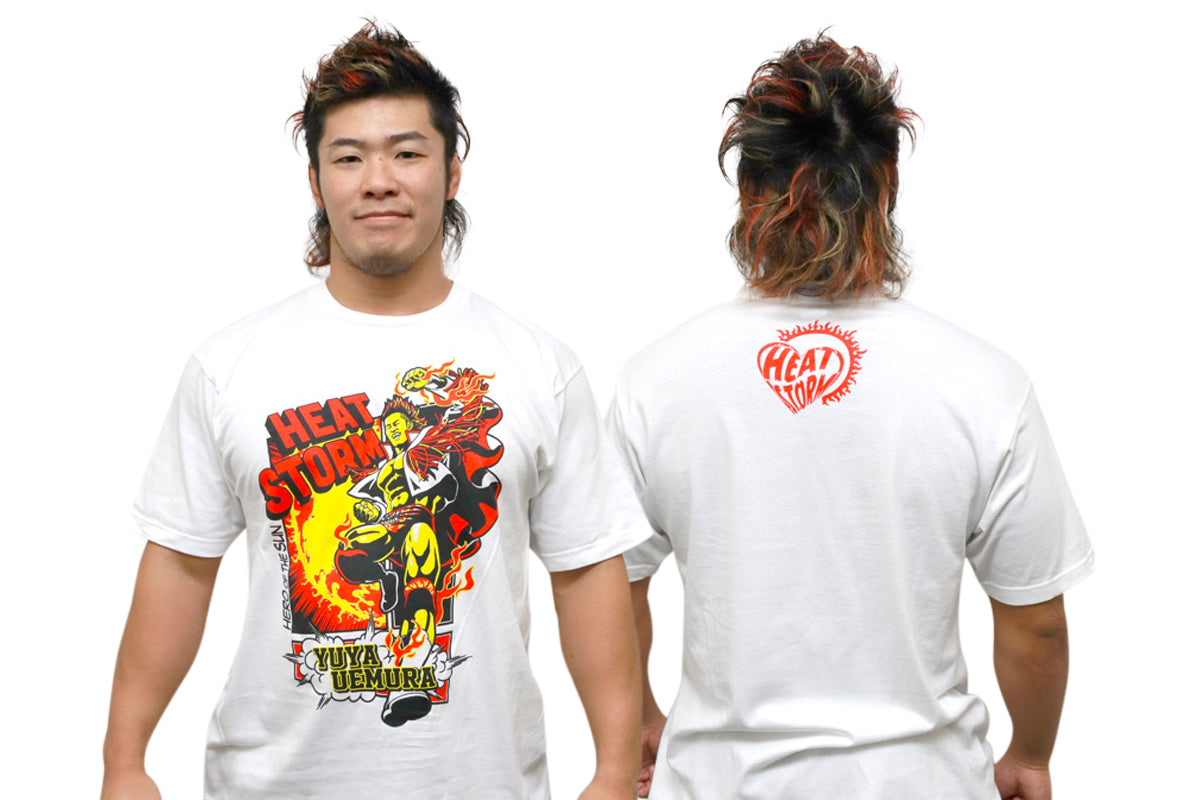 上村優也「HEAT STORM」イラストTシャツ（2025）