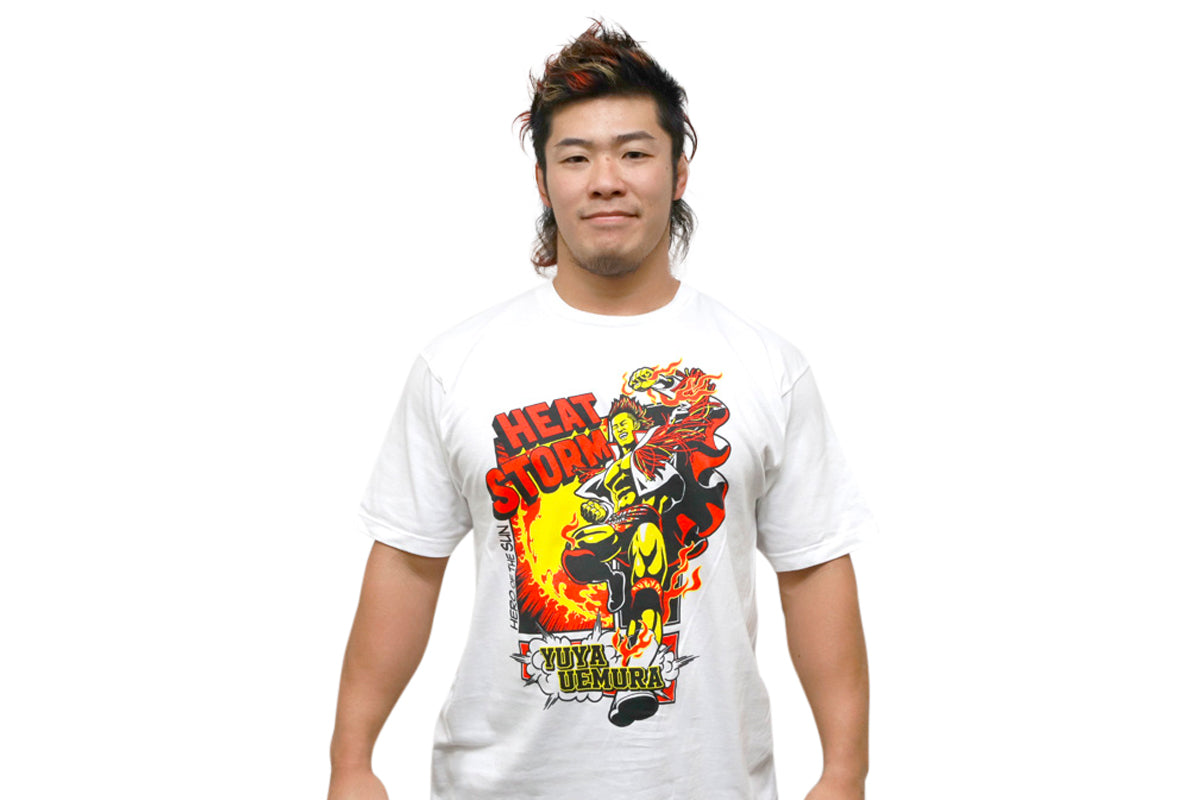 上村優也「HEAT STORM」イラストTシャツ（2025）