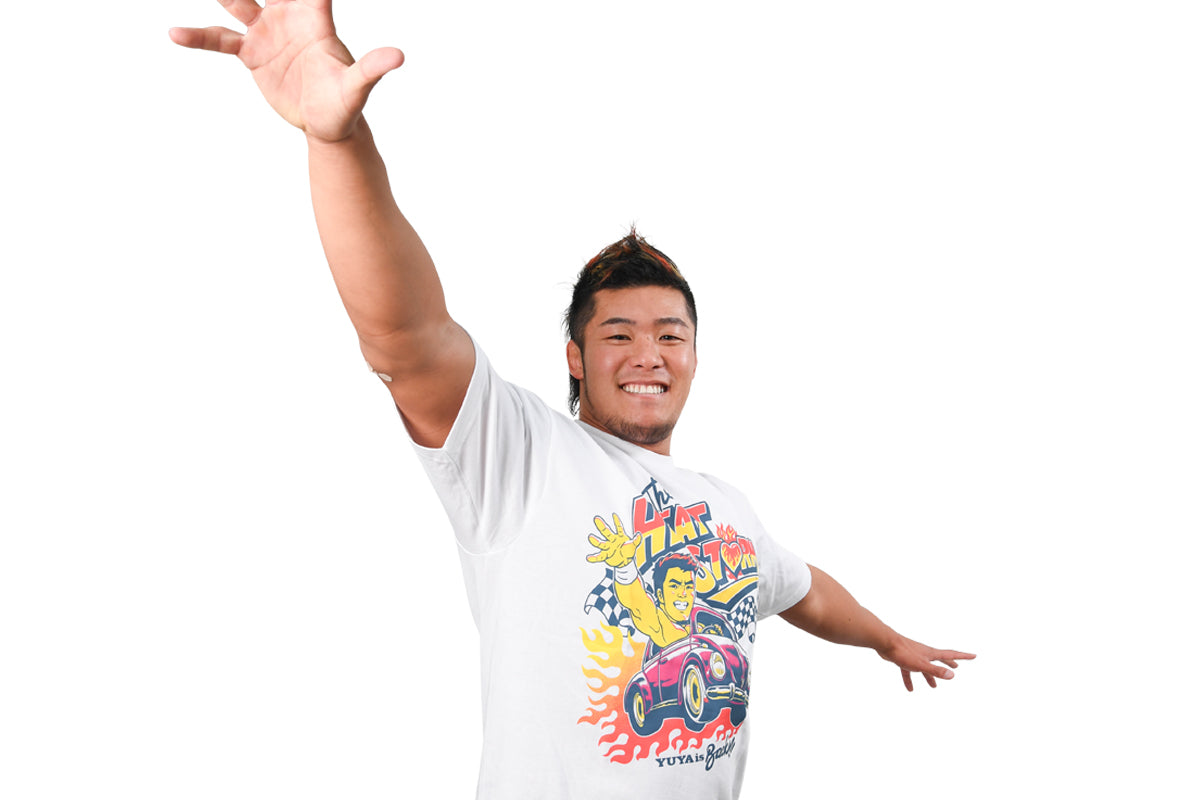 上村優也「YUYA IS BACK」Tシャツ