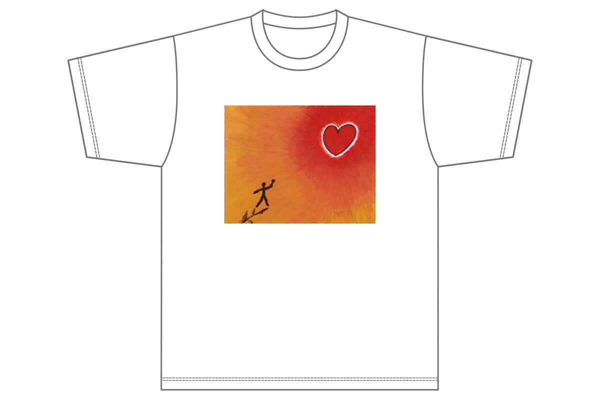 上村優也「降り注ぐ太陽力！（ふりそそぐたいようぱわー）」Tシャツ