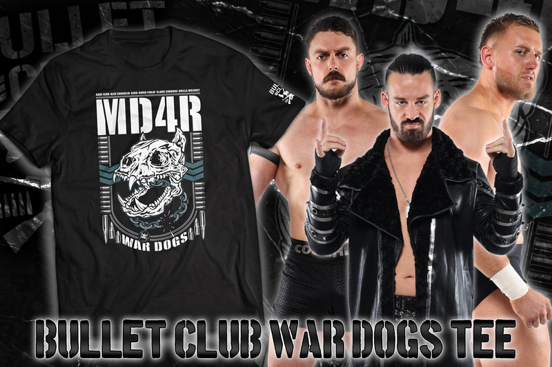 BULLET CLUB WAR DOGS「MD4R」Tシャツ