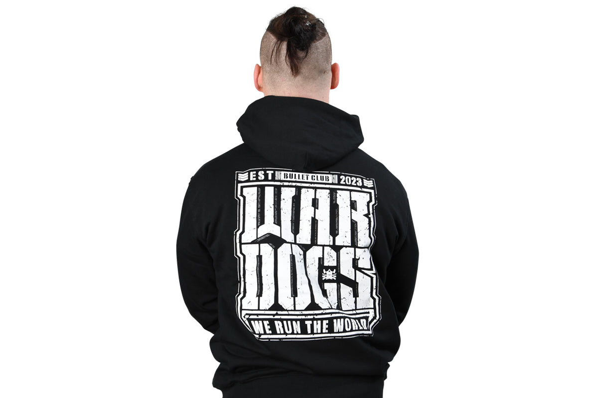 BULLET CLUB WAR DOGS「WE RUN THE WORLD」プルオーバーパーカー BULLET CLUB WAR DOGS「WE RUN THE WORLD」プルオーバーパーカー