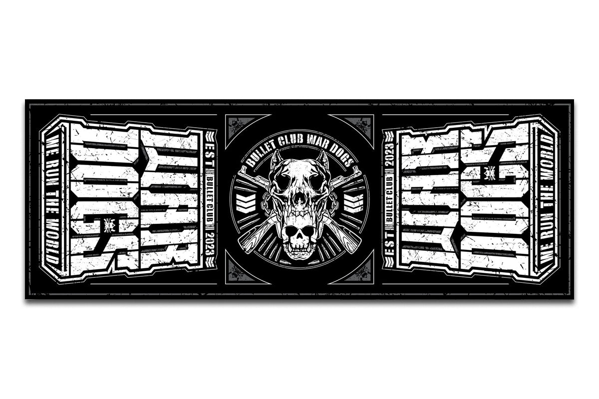 BULLET CLUB WAR DOGS「WE RUN THE WORLD」スポーツタオル