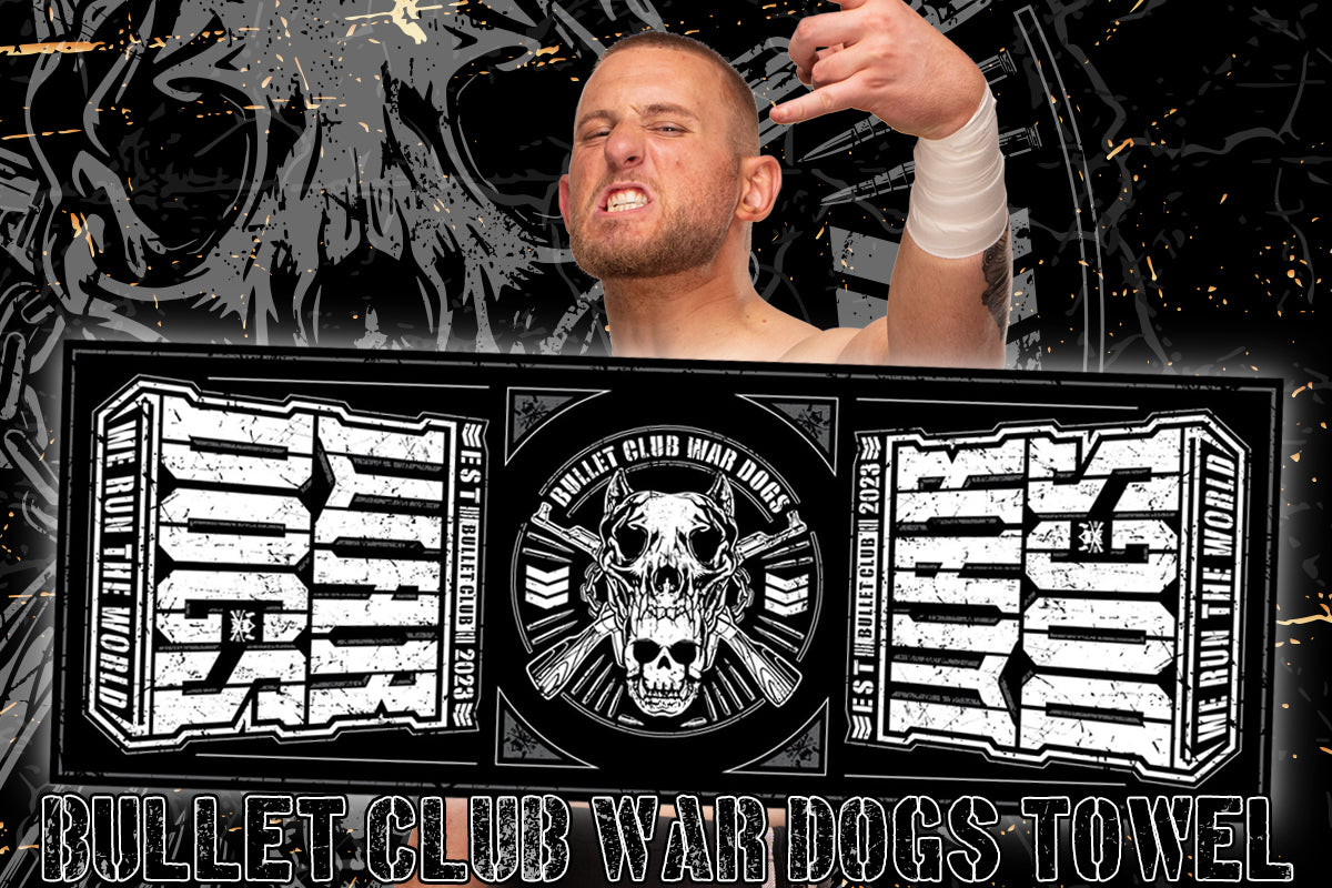 BULLET CLUB WAR DOGS「WE RUN THE WORLD」スポーツタオル